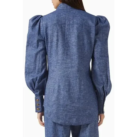 ❤️Zimmermann Linen Button-Up Top❤️ - Picture 2 of 2